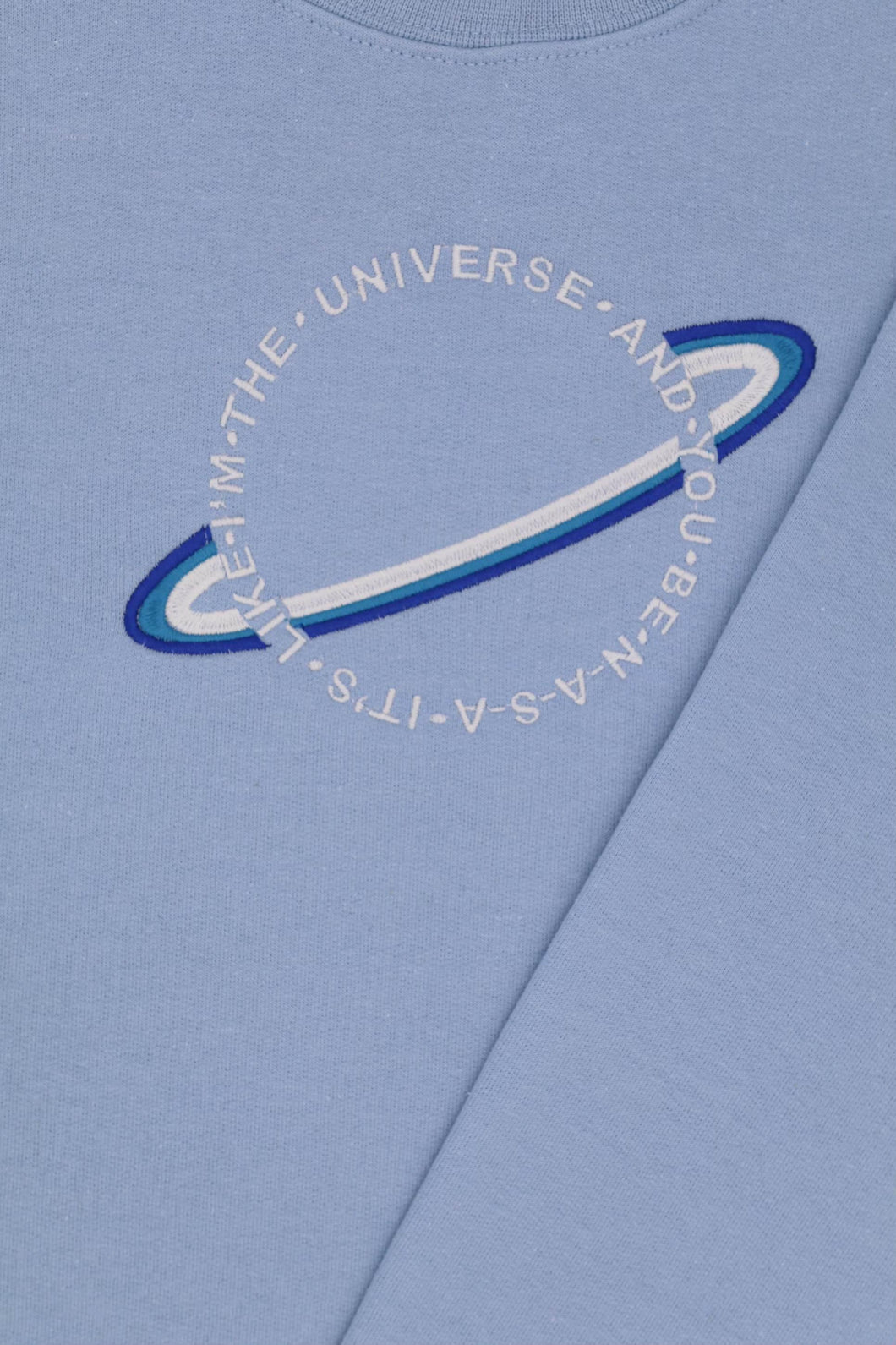 Ariana Grande Light Blue NASA Sweatshirt
